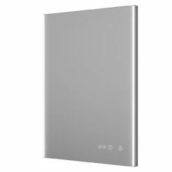 Athena 600mm X 800mm Illuminated LED Mirror With Clock