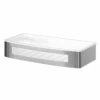 Bagno Polished Chrome Wall Mounted Rectangular Basket
