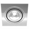 Cali Polished Chrome IP65 35W Square Tiltable Bathroom Downlight