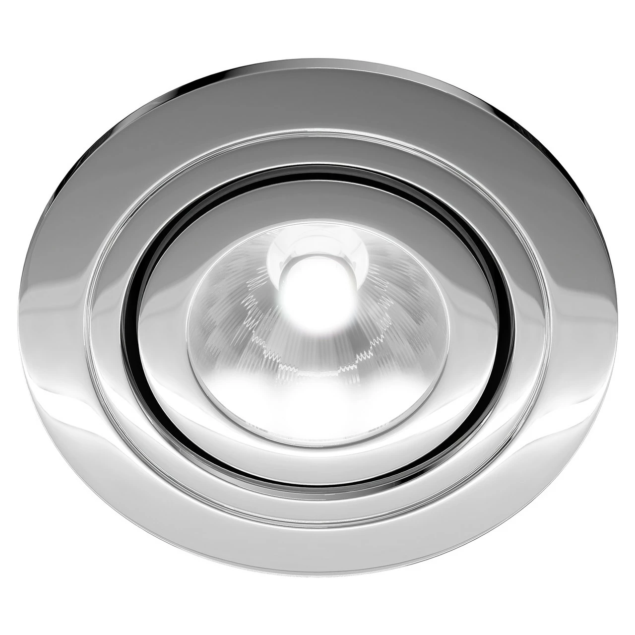 Cali Polished Chrome IP65 35W Tiltable Bathroom Downlight