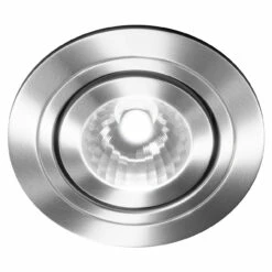 Cali Satin Chrome IP65 35W Tiltable Bathroom Downlight