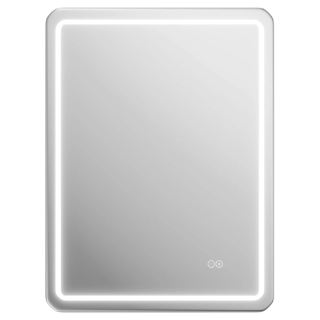 Carna 600mm X 800mm Illuminated LED Mirror With Demister - Image 2