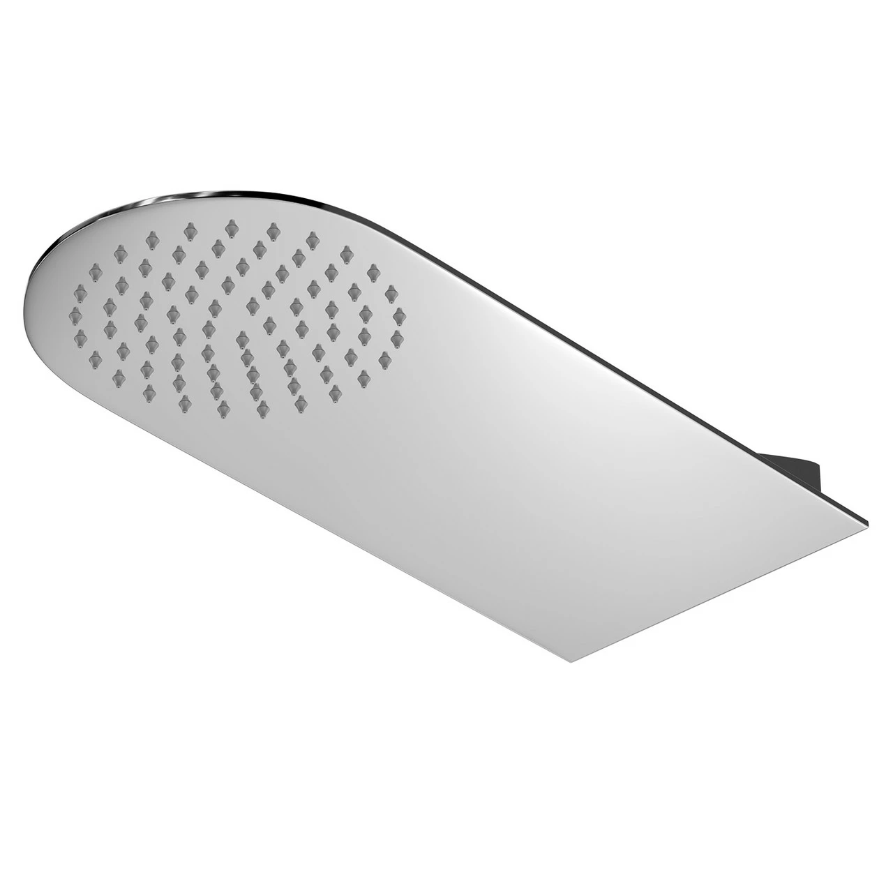 Circo Polished Chrome 220mm Rain Effect Fixed Shower Head