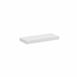 City Gloss White 30cm Floating Bathroom Shelf