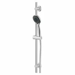 Clyde Polished Chrome Shower Slide Rail Kit