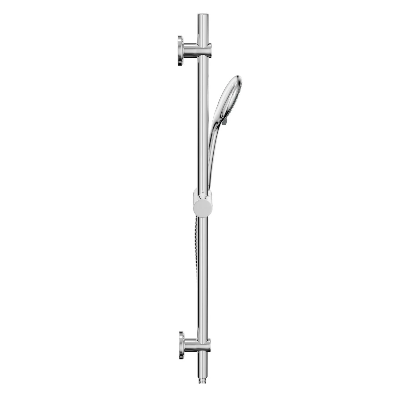 Clyde Polished Chrome Shower Slide Rail Kit - Image 4
