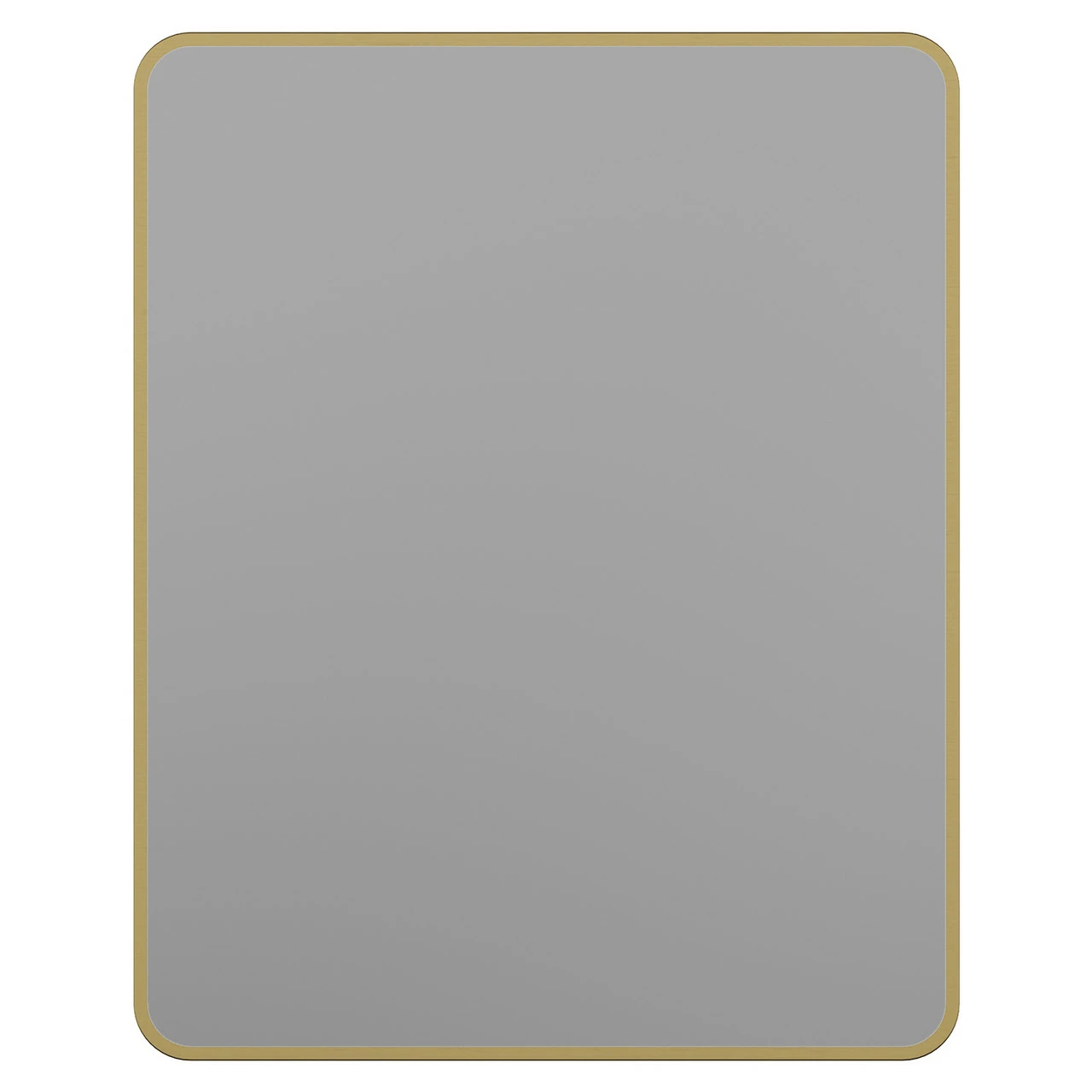 Colore Brushed Brass 596mm X 745mm Mirror - Image 2
