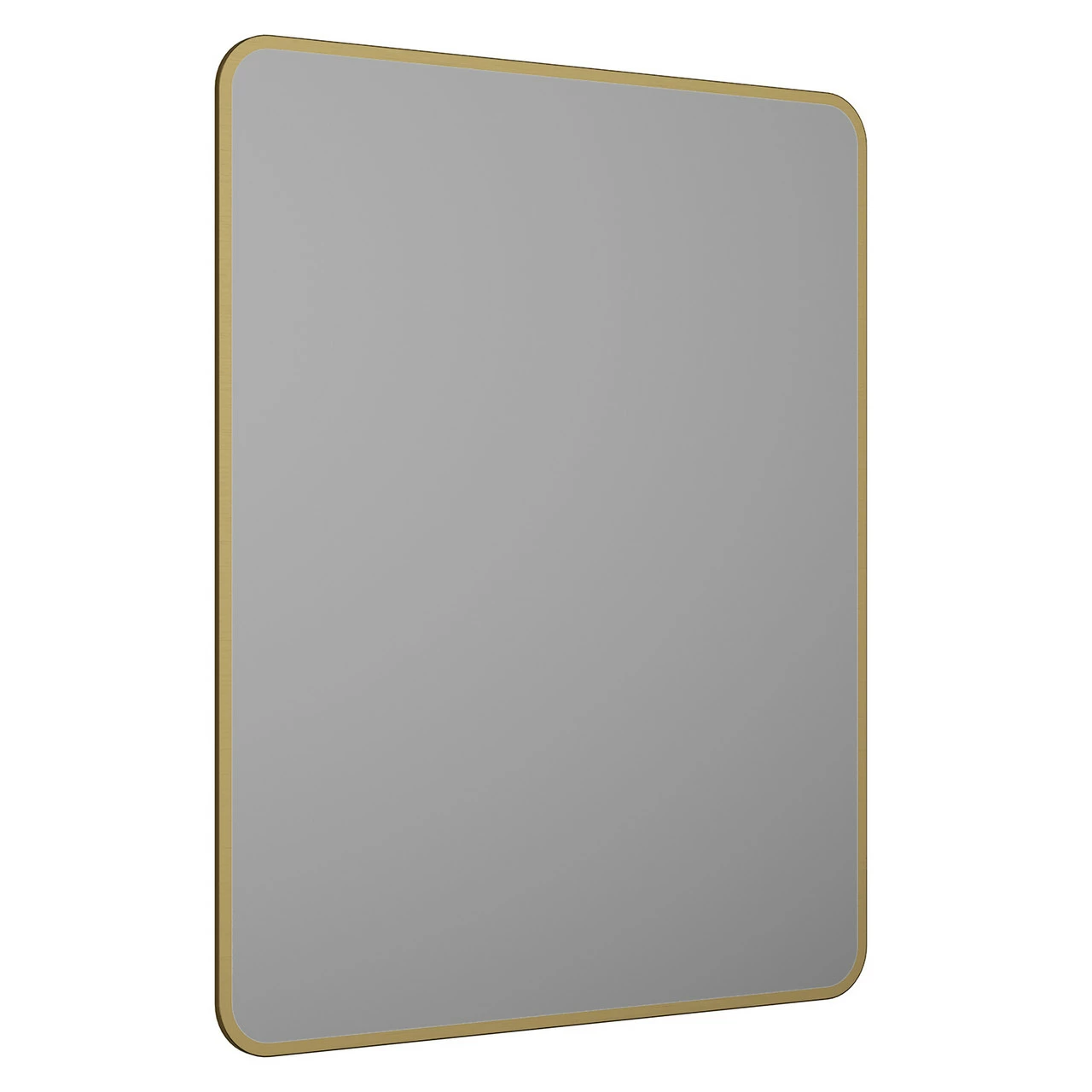 Colore Brushed Brass 596mm X 745mm Mirror - Image 3