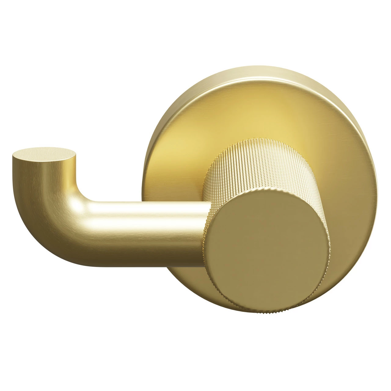 Colore Brushed Brass Industrial Style Wall Mounted Robe Hook - Image 2