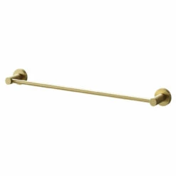 Colore Brushed Brass Industrial Style Wall Mounted Towel Rail