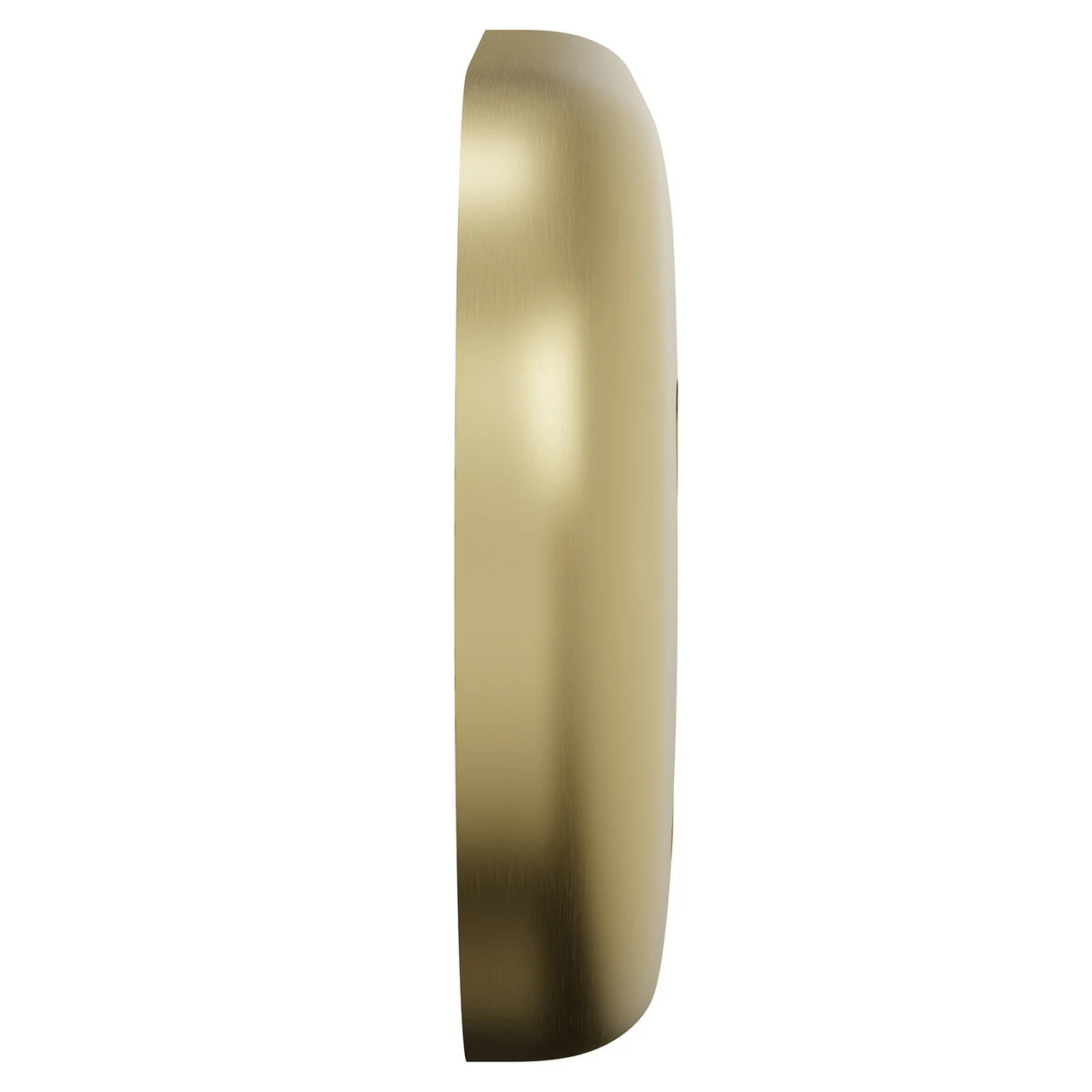 Colore Brushed Brass Overflow Insert For Grosvenor Basins - Image 4