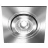 Colore Cali Satin Chrome IP65 35W Square Tiltable Bathroom Downlight