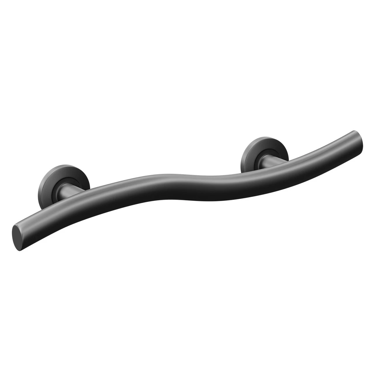 Colore Matt Black 26" Curved Grab Rail - Image 3