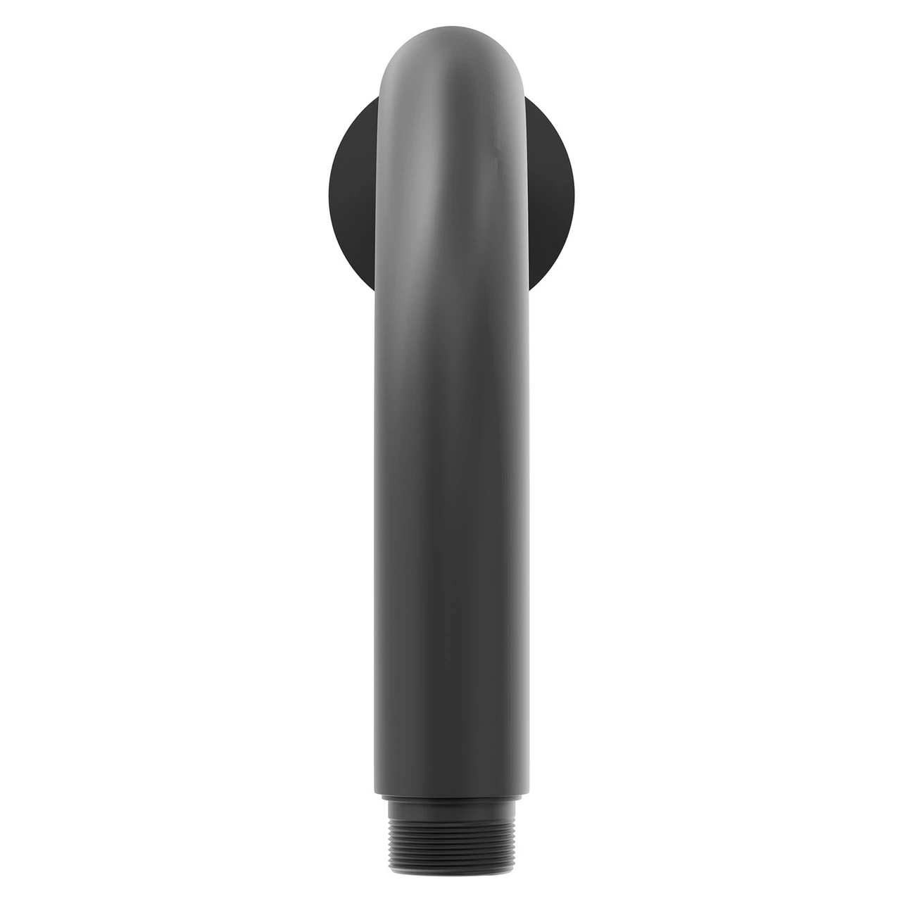 Colore Round Matt Black 345mm Shower Arm - Image 2