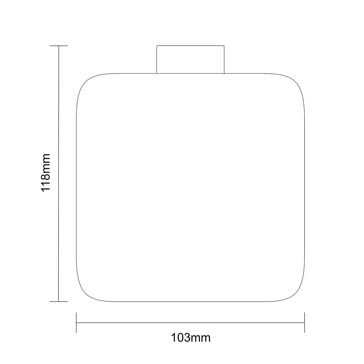 Colore Square Matt Black And Frosted Glass Wall Mounted Soap Dish - Image 6