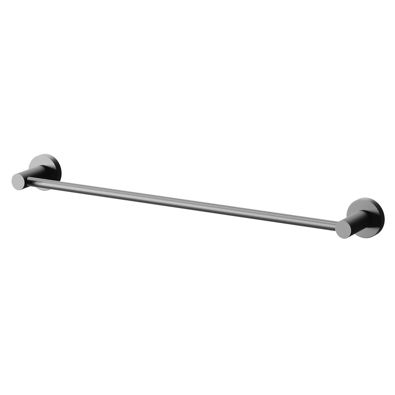 Colore Matt Black Industrial Style Wall Mounted Towel Rail