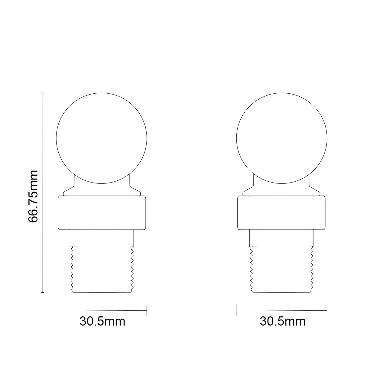 Colore Round Matt Black Angled Radiator Valves - Image 5