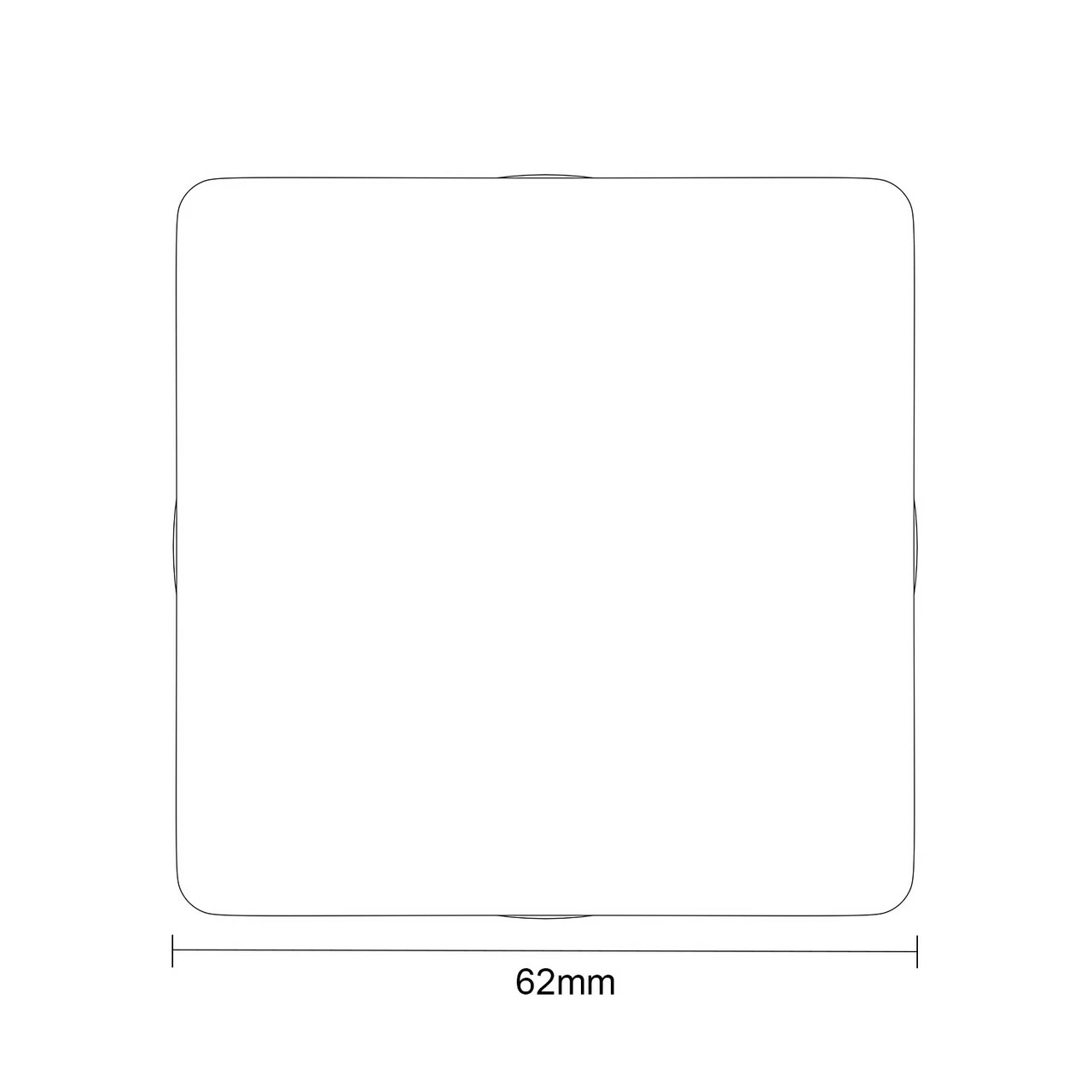 Colore Square Matt Black Unslotted Click Clack Basin Waste - Image 5