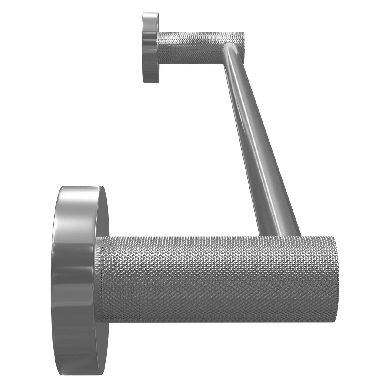 Colore Polished Chrome Industrial Style Wall Mounted Towel Rail - Image 4