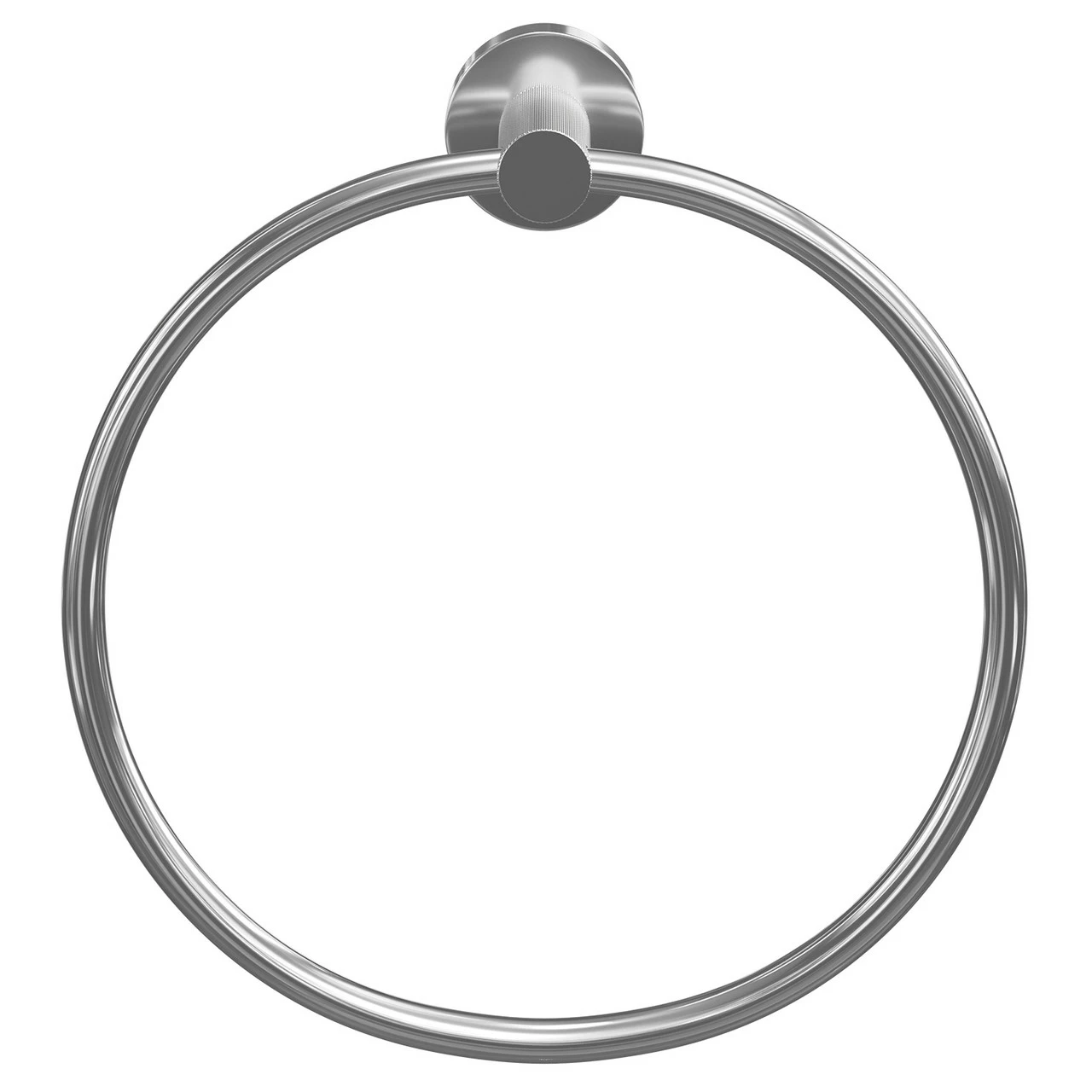 Colore Polished Chrome Industrial Style Wall Mounted Towel Ring - Image 2
