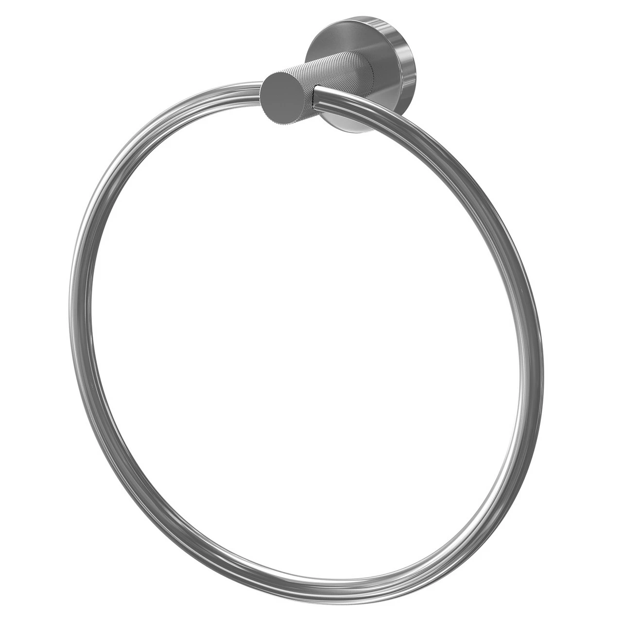 Colore Polished Chrome Industrial Style Wall Mounted Towel Ring