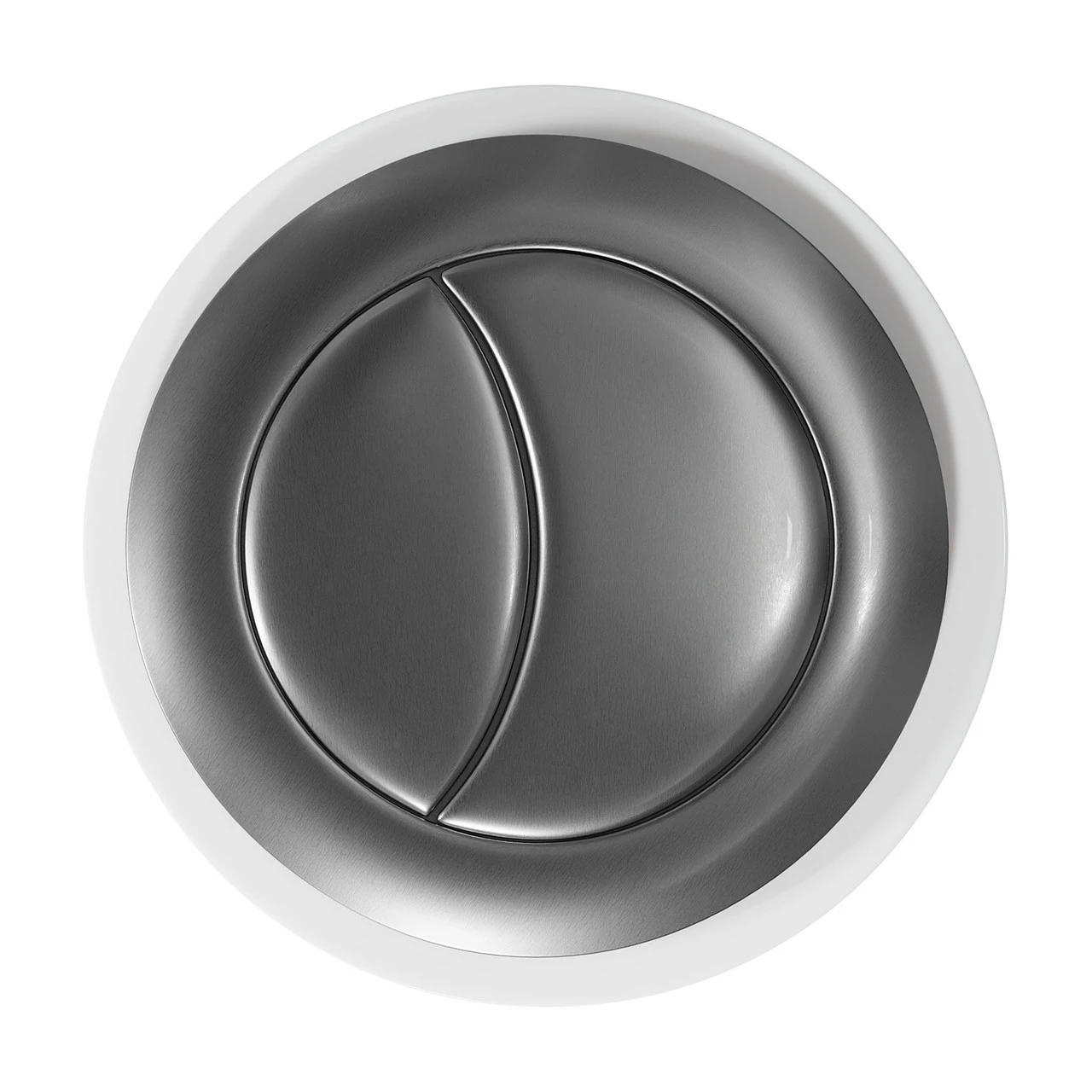Colore Round Gunmetal Grey 48mm Dual Flush Push Button - Image 5