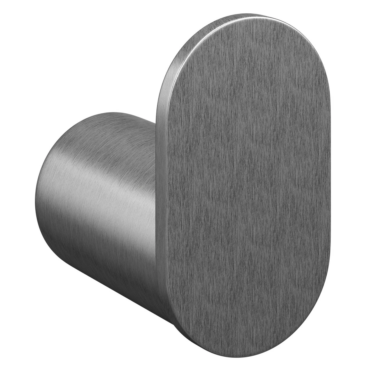 Colore Round Gunmetal Grey Wall Mounted Robe Hook - Image 3