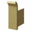 Colore Square Brushed Brass Wall Mounted Robe Hook