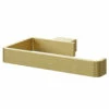 Colore Square Brushed Brass Wall Mounted Toilet Roll Holder