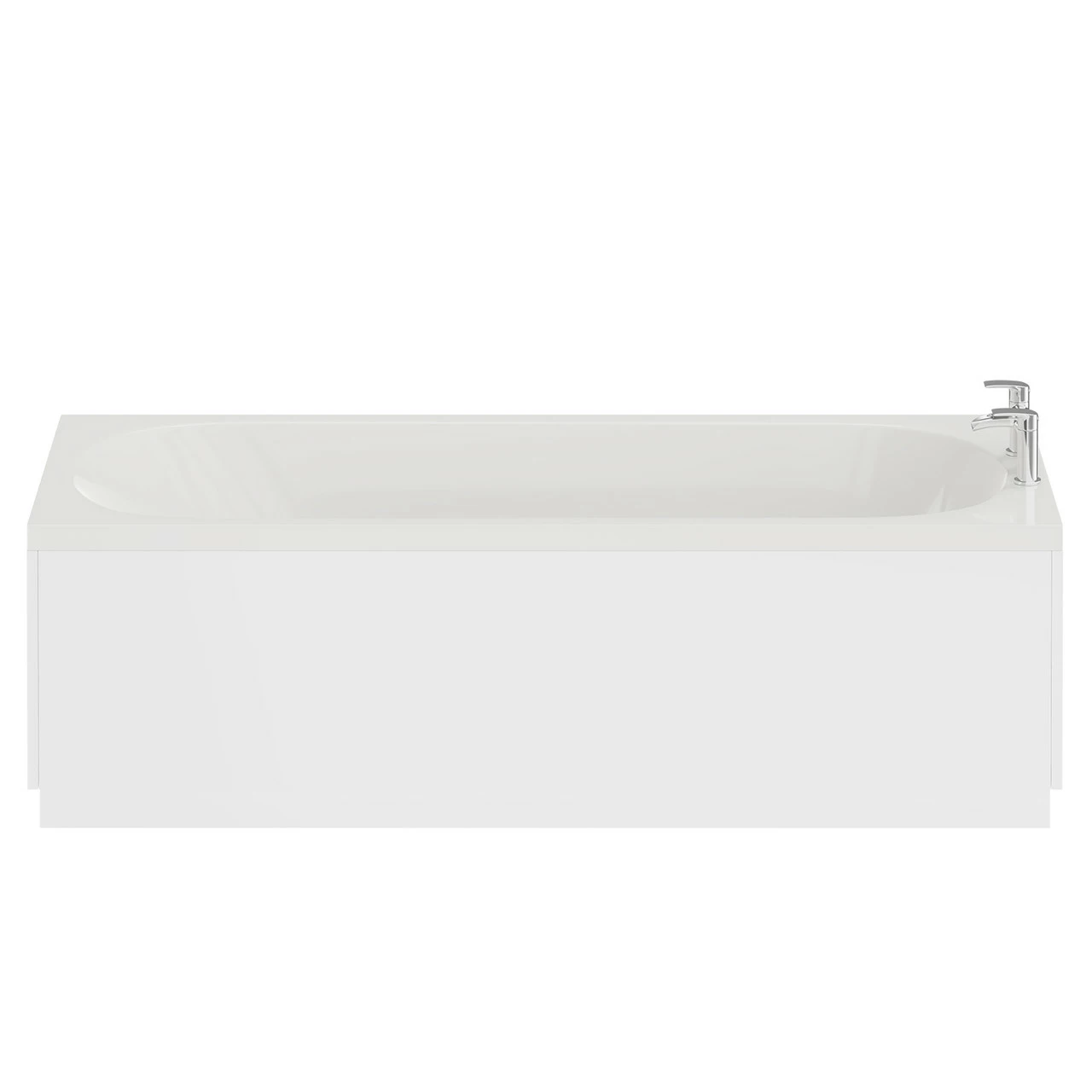 Compact 1600mm X 700mm Straight Single Ended Bath - Image 4