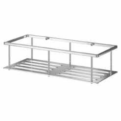 Contempo Polished Chrome Wall Mounted Bottle Basket