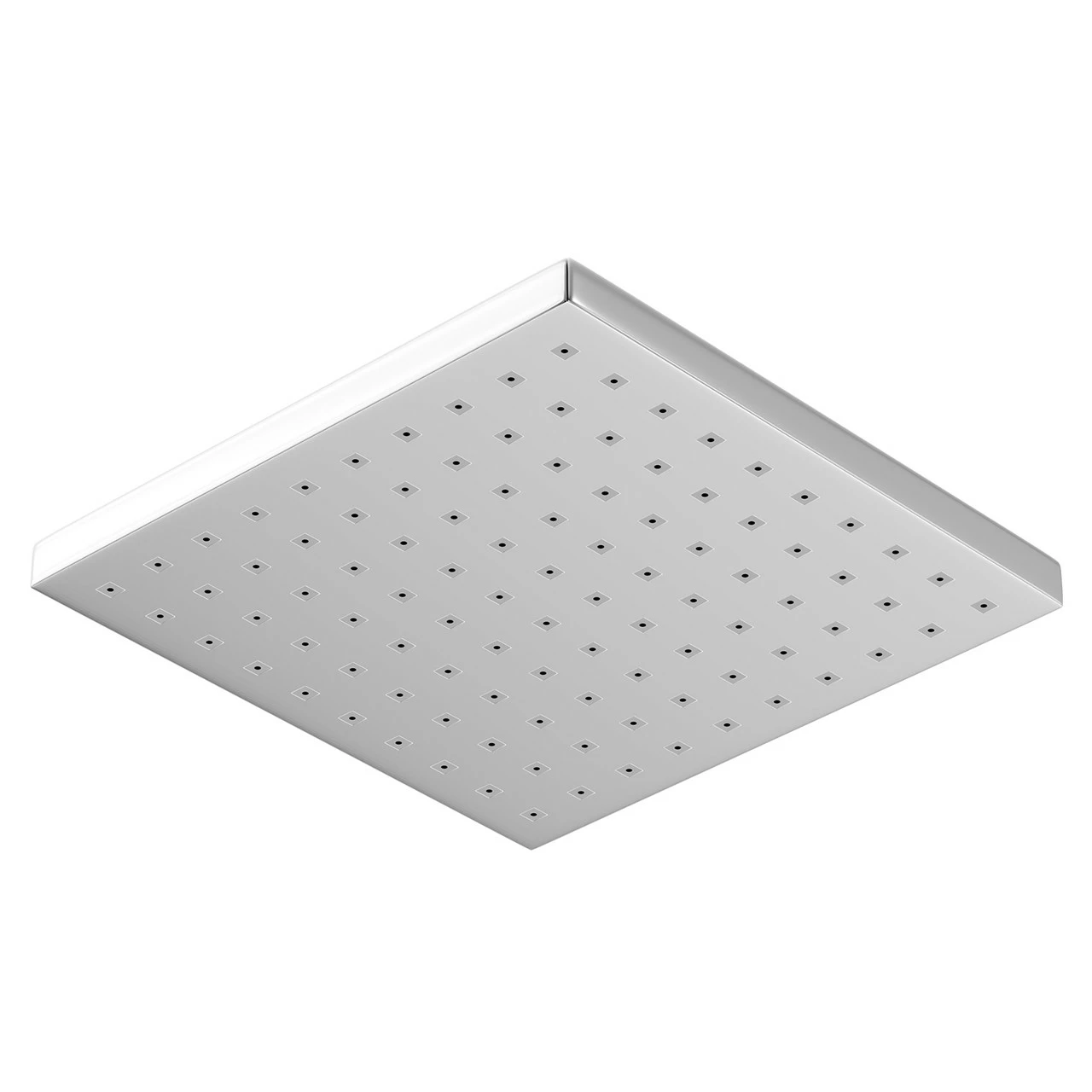 Cubix Polished Chrome 200mm Square Fixed Shower Head