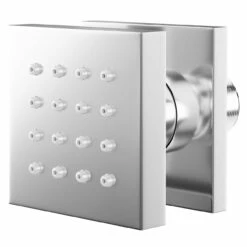 Deluxe Polished Chrome Square Body Shower Jet