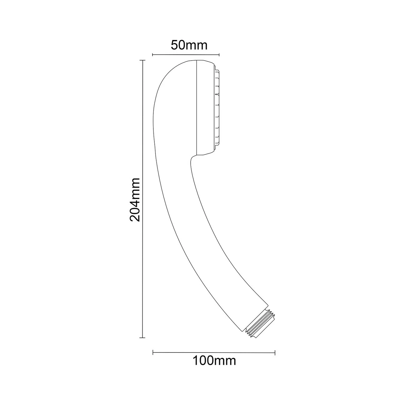 Easy Clean Polished Chrome Jet 3 Function Shower Handset - Image 5