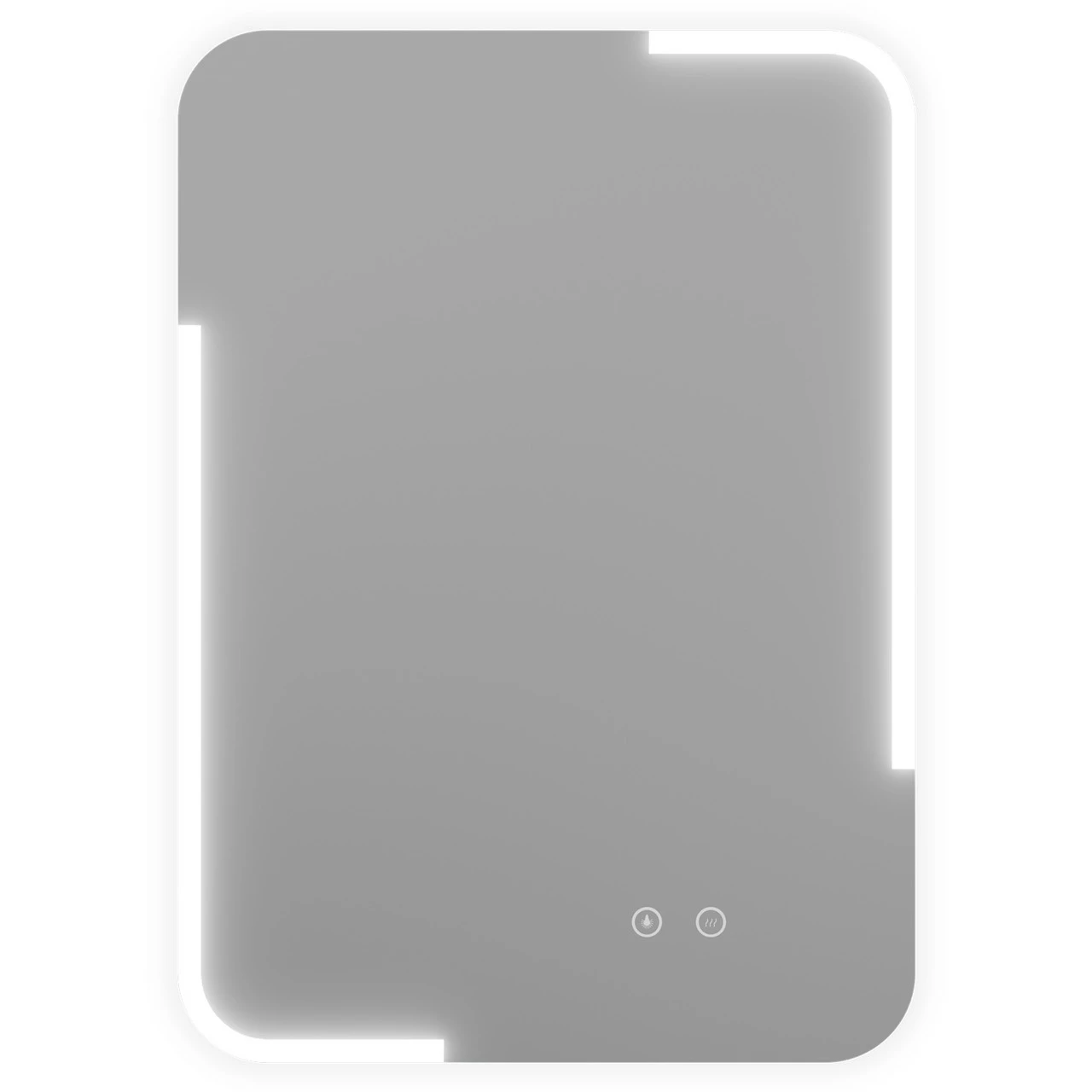 Gaia 500mm X 700mm Illuminated LED Mirror With Demister - Image 2