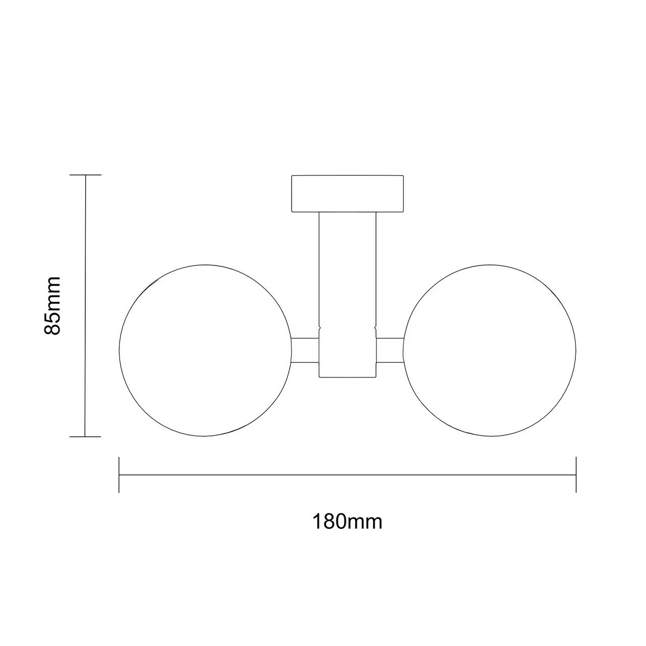 Gemini Polished Chrome And White Ceramic Wall Mounted Double Bathroom Tumbler - Image 6