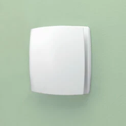 HiB Breeze White Wall Mounted Extractor Fan With Timer And Humidity Sensor - 31200