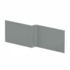 Hudson Reed Gloss Cloud Grey 1700mm Square Bath Front Panel - NMP1335