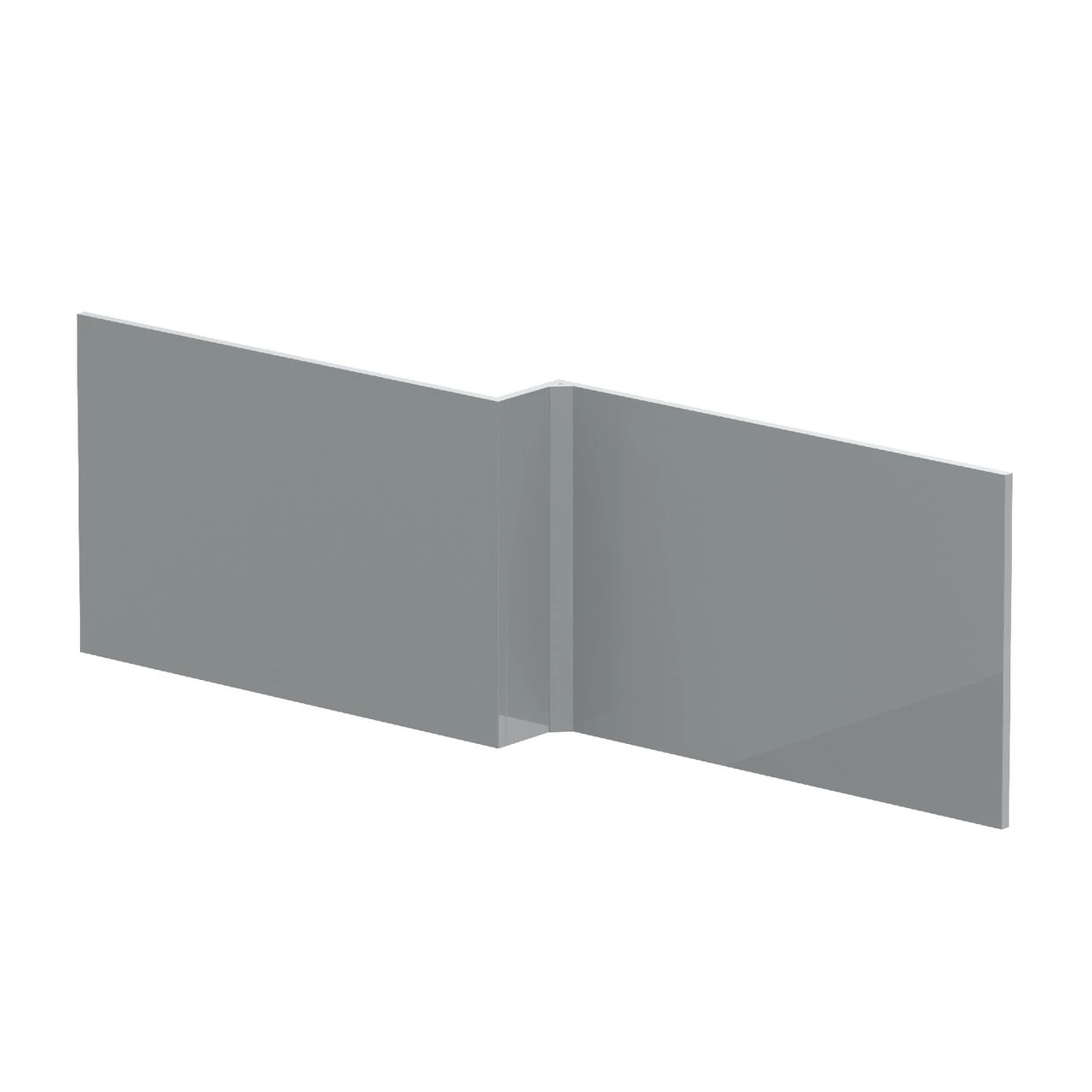 Hudson Reed Gloss Cloud Grey 1700mm Square Bath Front Panel - NMP1335