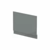 Hudson Reed Gloss Cloud Grey 750mm Bath End Panel With Plinth - BPR1312