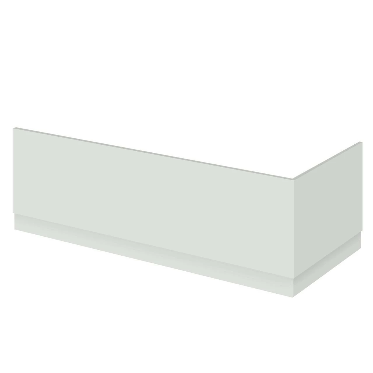 Hudson Reed Gloss Grey Mist 700mm End Bath Panel With Plinth - OFG470 - Image 4
