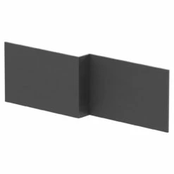 Hudson Reed Juno Graphite Grey Square Shower Bath Front Panel - MPC2235