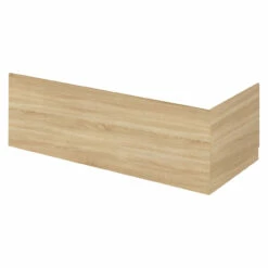 Hudson Reed Natural Oak 700mm Bath End Panel With Plinth - OFF370