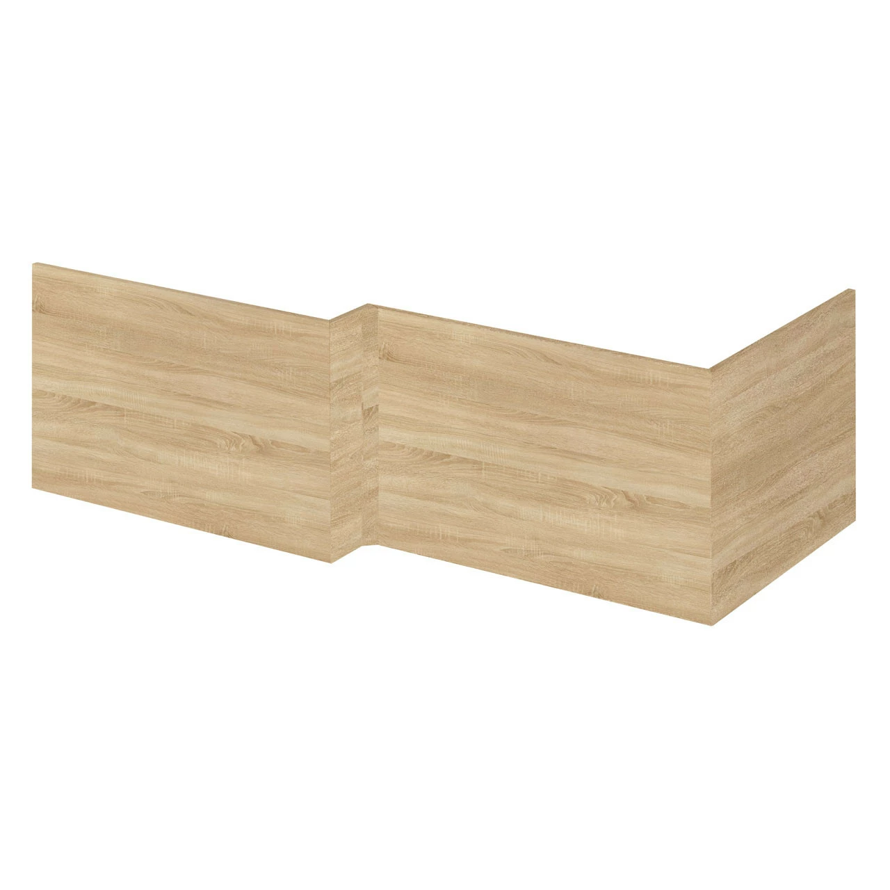 Hudson Reed Natural Oak 700mm Square Shower Bath End Panel - OFF379 - Image 3