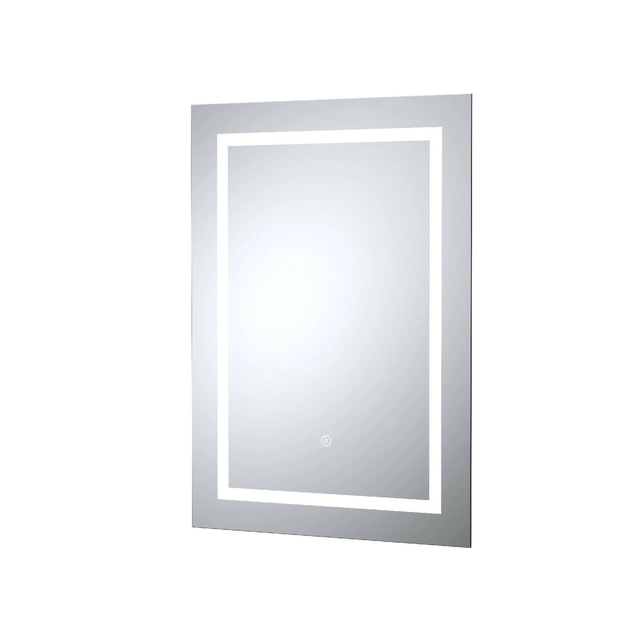 Hudson Reed Silver 700mm X 500mm Touch Sensor LED Mirror With Demister - LQ505