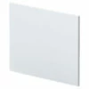 Hudson Reed Urban Satin White 700mm Square Shower Bath End Panel - MOF179