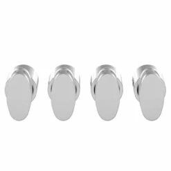 Hudson Set Of 4 Chrome Horizontal Radiator Brackets