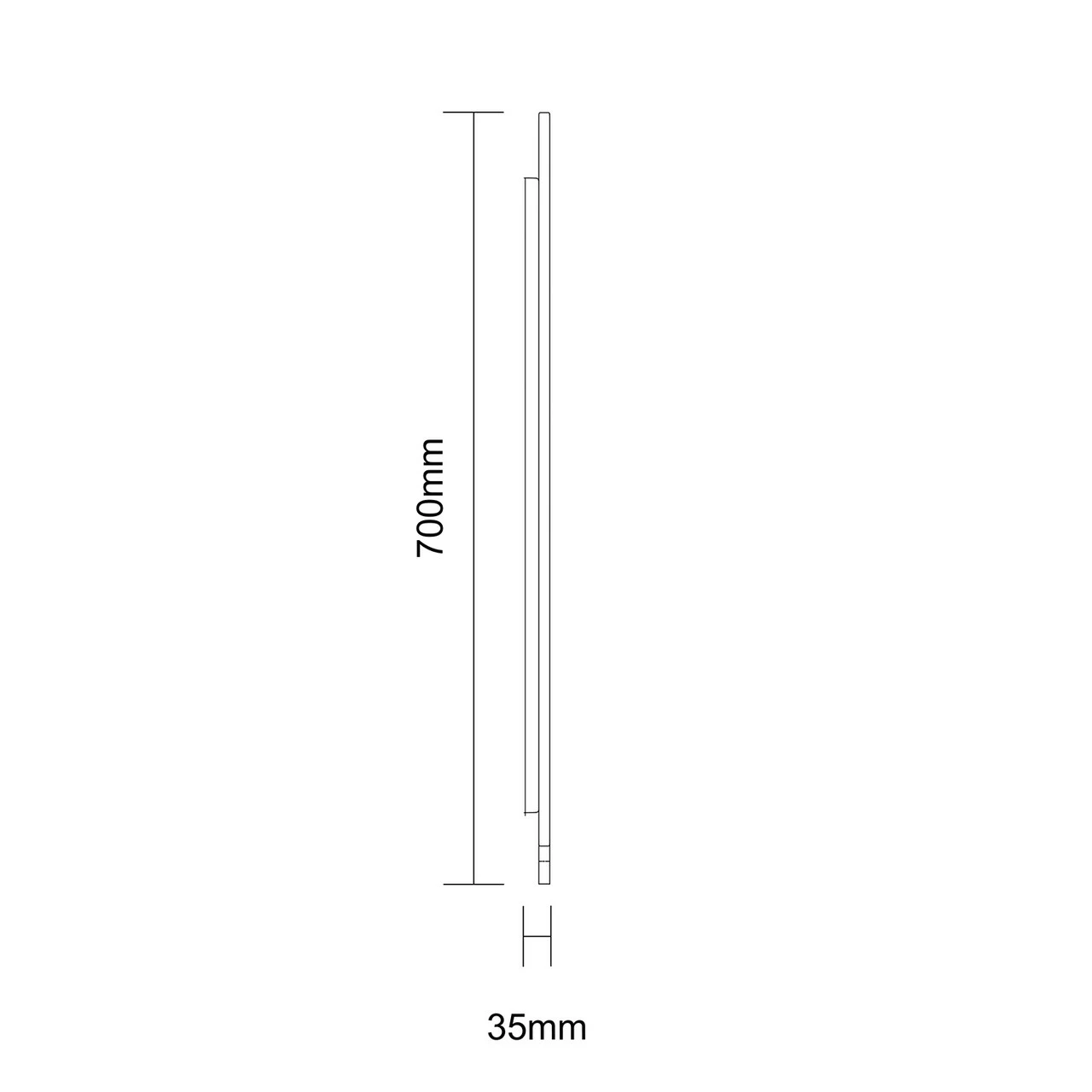 Janus 500mm X 650mm Battery Operated Illuminated 24 LED Mirror - Image 5
