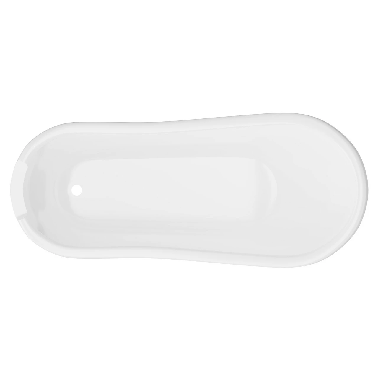 Kensington 1710mm X 740mm Single Ended Freestanding Slipper Roll Top Bath With Chrome Claw Feet - Image 5