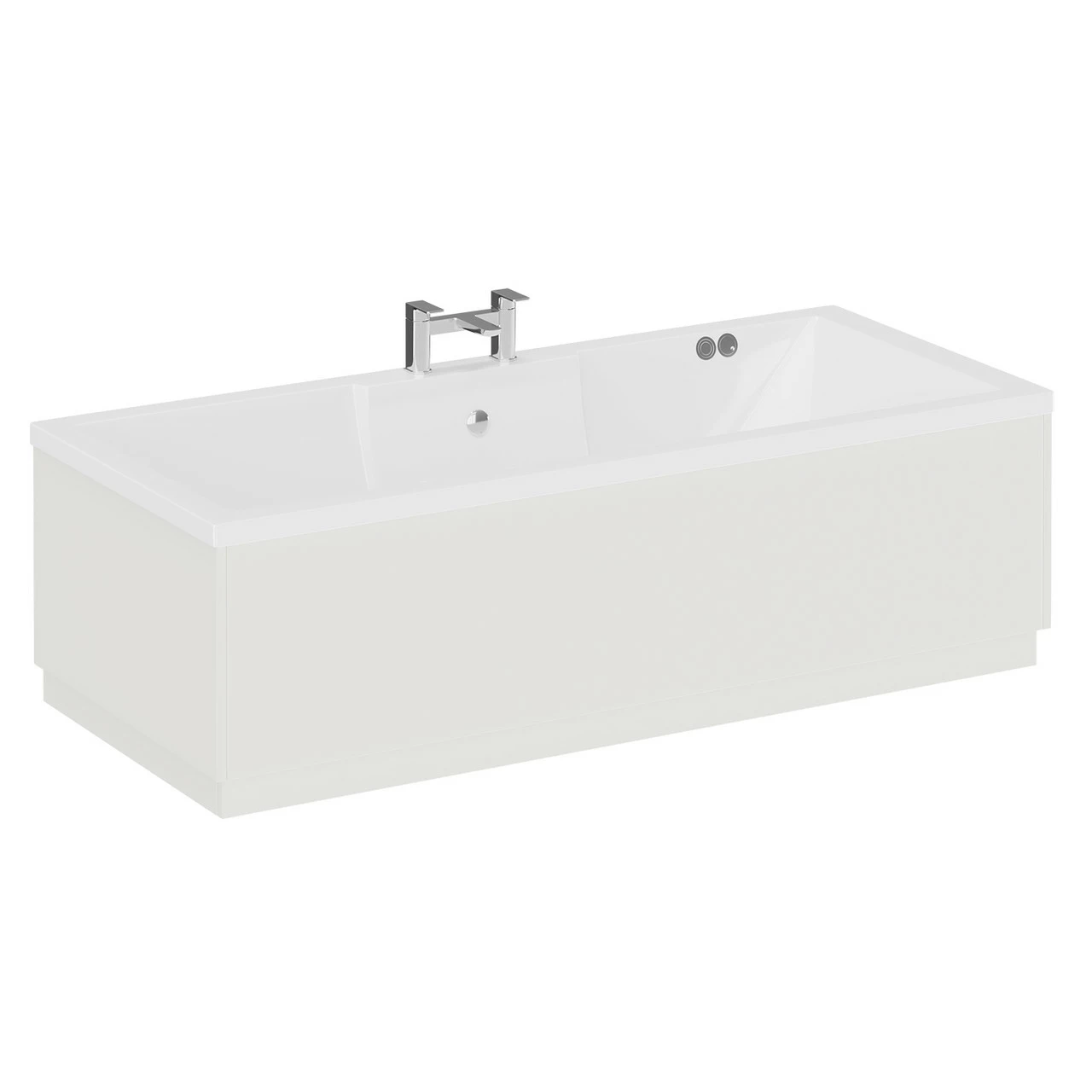 Legend 1500mm X 700mm Left Hand 12 Jet Chrome Flat Jet Single Ended Whirlpool Bath - Image 3